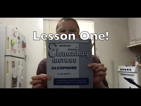 Rubank Elementary Method for Saxophone: Lesson One