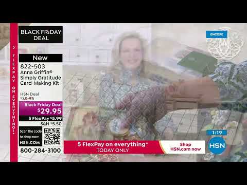 HSN | Craftober Event - Anna Griffin Elegant Paper Crafting 10.24.2023 - 03 AM