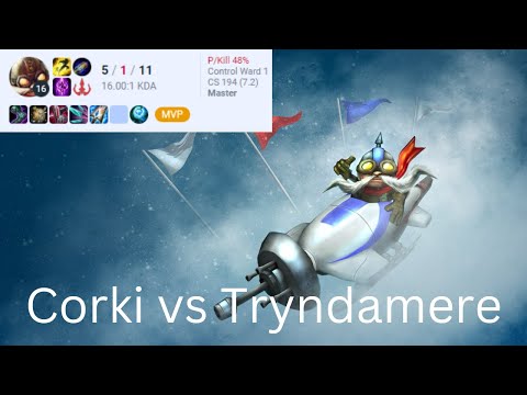 Scaling into a free win with Corki mid - High elo Corki Commentary - Road to Challenger