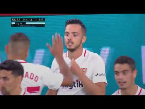 Sarabia goal vs Real Betis HD