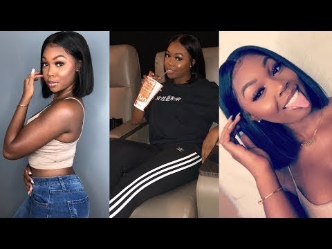 Straight BOB 360 Lace Wigs 10inch Pre Plucked hairline with Baby Hair 