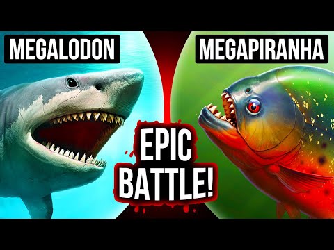 What If Megalodon and Megapiranha Met Face-to-Face