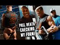 PHIL HEATH SURPRISES ME! BACK DAY w/ REGAN GRIMES