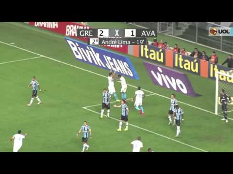 O Grêmio vence o Avaí por 3 a 1 na Arena Grêmio
