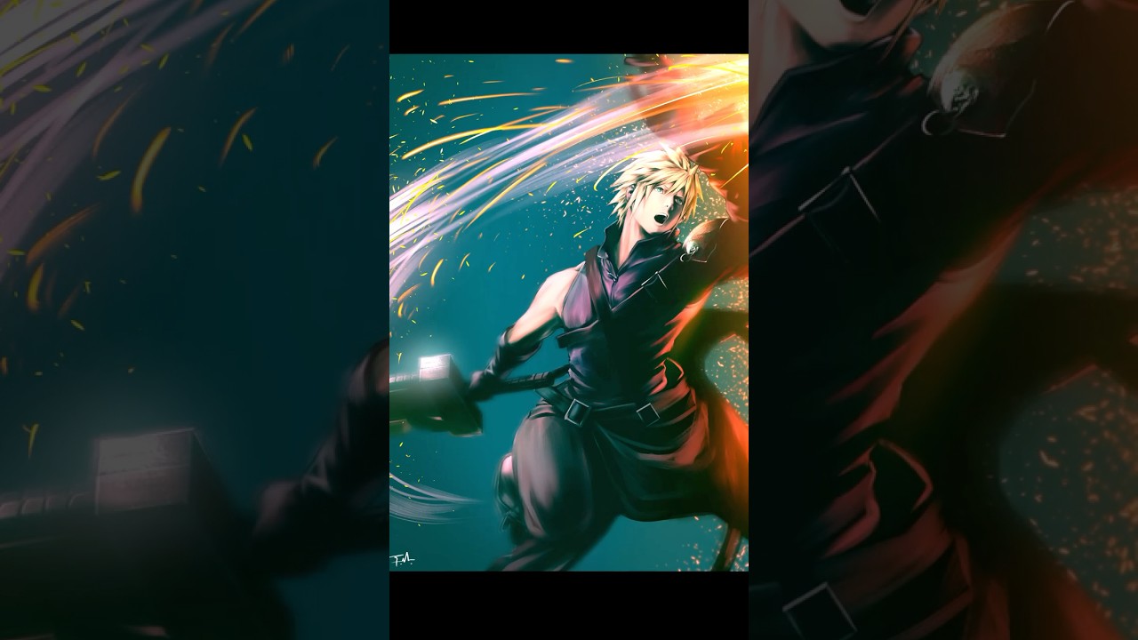 超絶リアルにクラウドを描いてあげた【FF7】【スマブラ】