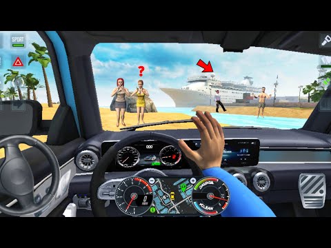 Car Games | Beach City Car Driver 🏖️🚨 Taxi Sim 2020 #1Uber Simulator - Android Games