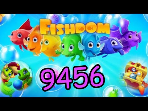 Fishdom 2022, no boosters 9456 level - прохождение без бустеров, 9456 уровень.