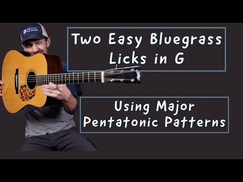 Two Easy Bluegrass Licks in G - Free Guitar Lesson!