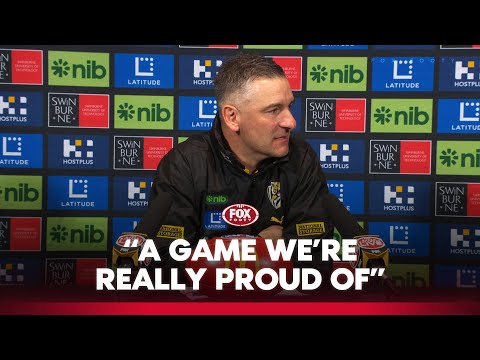Yze's young Tigers make it 2 straight wins! | Richmond Press Conference | Fox Footy