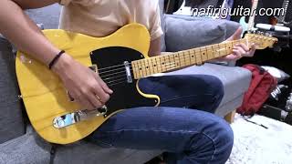Video thumbnail for Tokai Japan ATE-Maverick Breezysound in Vintage Natural clean sound sample by Nafiri Music Jakarta