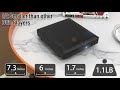 Ceihoit DVD Player HDMI For TV 1080P Mini HD CD DVD Players For Home HDMI And RCA Cable Included
