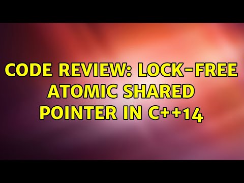 Code Review: Lock-free atomic shared pointer in C++14