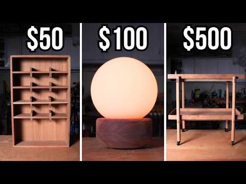 I Built 3 Holiday Gifts - $50 vs. $100 vs. $500