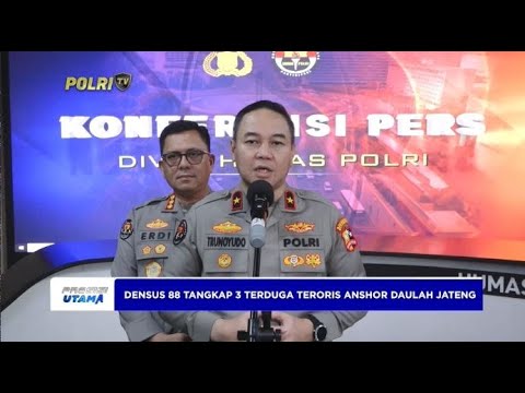DENSUS 88 TANGKAP 3 TERDUGA TERORIS ANSHOR DAULAH JATENG