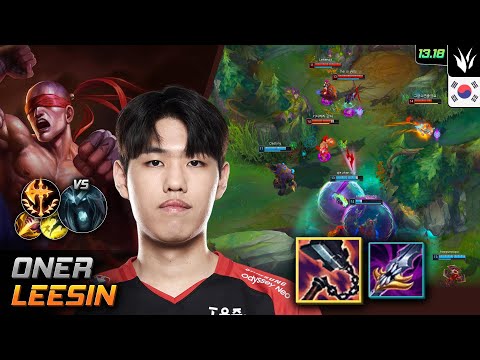 Oner Lee Sin Jungle Build Goredrinker Conqueror - LOL KR GrandMaster Patch 13.18