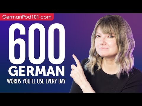 600 German Words You'll Use Every Day - Basic Vocabulary #100