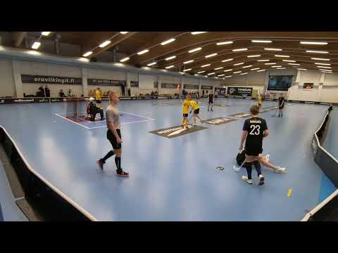 EräViikingit Valkoinen vs Hawks Black (P16, päätykamera)