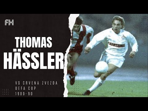 Thomas Häßler ● Skills ● Crvena Zvezda 2-0 FC Köln  ● UEFA Cup 1989-90