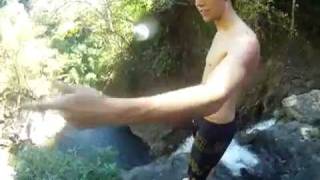 preview picture of video 'Costa Rica - Montezuma Waterfall 2 Jump - with GoPro camera'