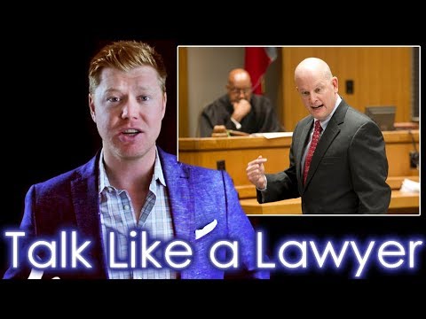 Part of a video titled How to Speak like a Veteran Lawyer in 11 minutes - YouTube