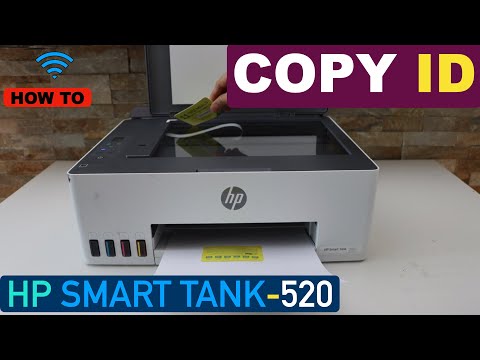 HP Smart Tank 520 Copy ID Using Copy Setting.