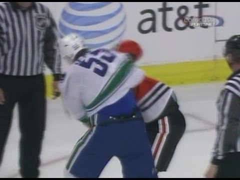 Shane O'Brien vs Adam Burish Oct 19, 2008
