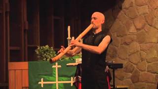 Taimu shakuhachi, bass bamboo flute 