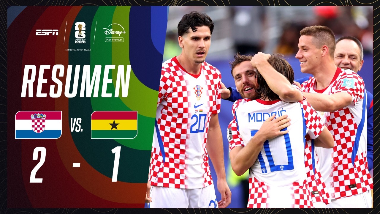 CROACIA DE MODRIC SUFRIÓ PERO SE METIÓ COMO ESCOLTA | Croacia 2-1 Ghana | RESUMEN | M68