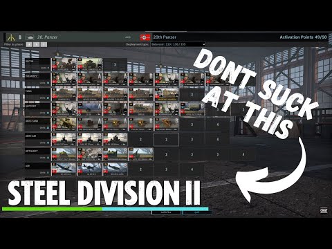 How to Not Suck at Deck Building in Steel Division 2
