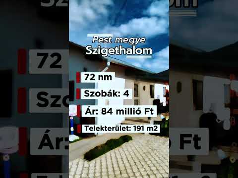 Eladó újszerű ikerház, Szigethalom 4 szoba 72 m² 84 M Ft