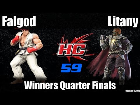 HC59 Sm4sh Winners Quarter Finals: Falgod (Ryu) vs Litany (Ganondorf)