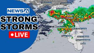 🔴WEATHER LIVE | Stormy Pattern Returns To Florida...