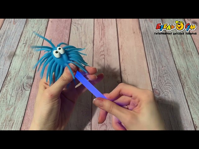 Игрушка Лохматик на палочке светящаяся - видео