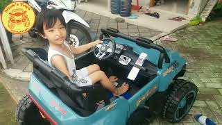 Download lagu User Guide and Review #mobilakianak FUTURE HUMMER JEEP BLUE SHARK #PJ8611 #nickstoysrent Jogja mp3