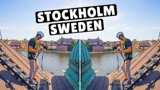 The BEST Way to See Stockholm Sweden - ROOFTOPPING! - YouTube