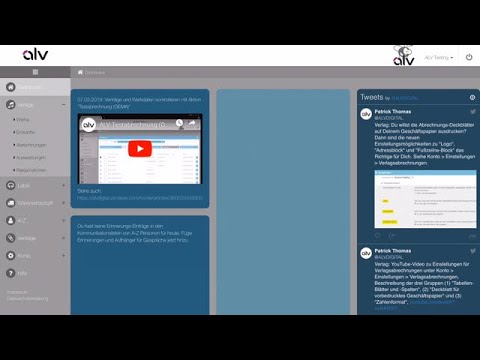 Status=2 Werke in ALV managen