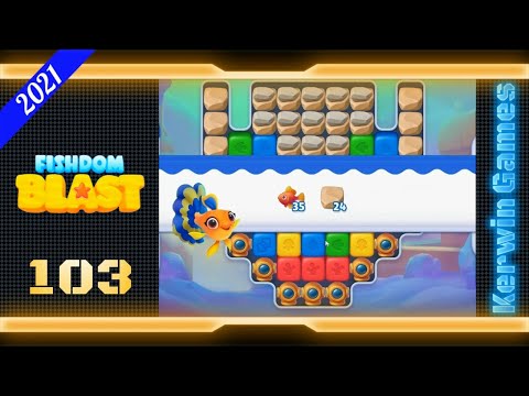 Fishdom Blast Level 103 - No Boosters - 26 moves (2021)