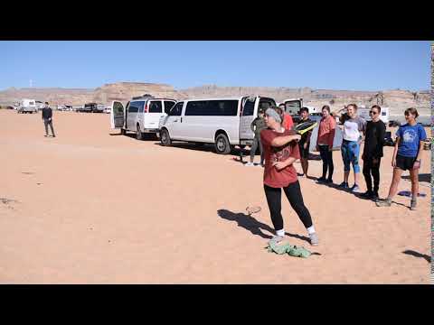 We were able to play some backwards baseball right at our campsite!