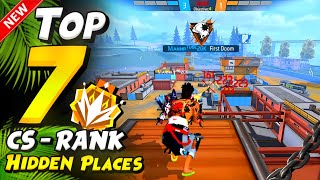 TOP 10 HIDDEN PLACES FOR CS RANK IN {NEXTERA MAP} AFTER NEW SEASON UPDATE | cs rank tips and tricks