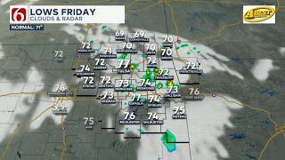 News On 6 Weather Overnight Update | (August 20, 2026 - August 21, 2026)