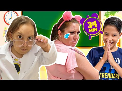 Maria Clara é professora e ensina que é importante ter conhecimento na escola - Família MC Divertida