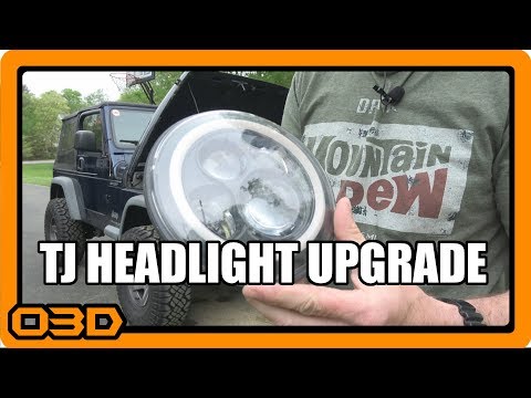 Project 2004 Jeep Wrangler TJ LED Headlight Install