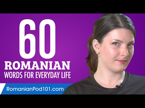 60 Romanian Words for Everyday Life - Basic Vocabulary #3