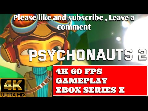 PSYCHONAUTS 2 4k 60 FPS GAMEPLAY   XBOX SERIES X