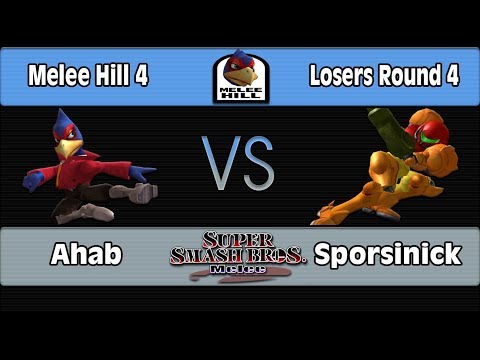 Melee Hill 4: Ahab (Falco) Vs. Sporsinick (Samus) - LR4