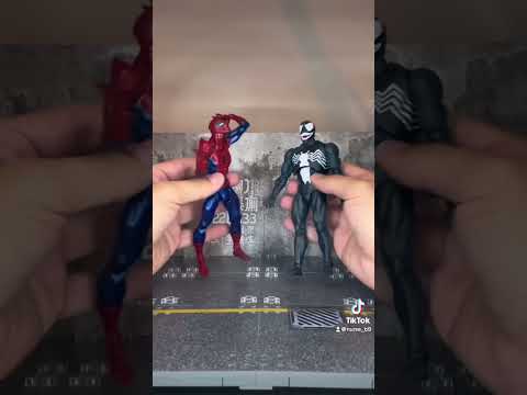 Venom fusion! #venom #deadpool #spiderman #mafex #shfiguarts #marvellegends #actionfigure