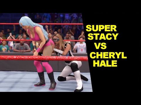 WWE 2K22 Super Stacy vs Cheryl Hale - No Holds Barred