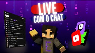🔴 🎮 Jogando Minecraft Java e conversando com o chat ao vivo