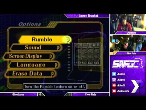 SAFGC R1 - Ghostbone (Fox) vs Flow Rats (Sheik) - SSBM