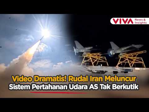 Momen Dramatis Sistem Pertahanan Udara AS Gagal Antisipasi Rudal Balistik Iran